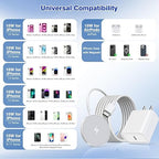 [Apple MFi Certified]Magnetic Wireless iPhone Charger Magsafe Charger,6FT 15W Fast Phone Charging Pad Wireless Magnetic Charge for iPhone 17/17Air/16 Pro Max/16 Plus/15 Pro Max/14/13/12/AirPods3/2/Pro