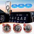 Car Phone Holder for KIA Sportage 2025 2024 2023 (Only for 12.3-Inch Screen, Not for 2026+) 360° Rotation Magnetic Cell Phone Mount, Compatible with Magsafe, Does Not Affect Air Vent