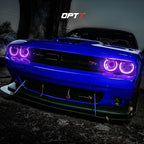 OPT7 Aura Halo Accent Lights for 2008-2023 Dodge Challenger with Remote Control, 12" Multi-Color LED Strip, Car Neon Lighting Kit