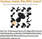 Dash Cam Sun Visor Mount Holder/w Various Joints for Yi/Rexing/Falcon/Z-Edge/Old Shark/VANTRUE/Rove/AUKEY/APEMAN/KDLINKS/WheelWitness/Transcend/TaoTronics (99% On-Dash Cameras Suitable)