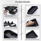 JKCOVER Front Under Seat Tray and Armrest Hidden Box Storage Organizer Compatible with Jeep Wrangler JL/JLU 2018-2023 2024 2025 2026 and Jeep Gladiator JT Truck 2020-2026 Accessories （Patented Design）