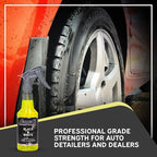 LANE'S Black and White Tire Cleaner- Tire Cleaner, Cleaning Tire Spray, Strong Tire Cleaner - Formulated Cleaning Strength, Restores Rubber to Black, Fast Acting Tire Cleaner- 32 OZ