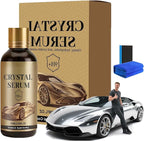 Ceramic Car Coating Kit - Crystal Serum, 9h Graphene Ceramic Coating, 2026 New Hardness Professional Ceramic Coating for Car, Long Lasting Car Protection, Gloss Hydrophobicty Anti Scratch (1Pcs)