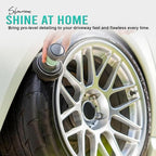 Flow Tire Shine Applicator Pad for Cars & Trucks, Reusable Tire Dressing Applicator, No-Drip Streak-Free Finish, Works with Tire Shine Gels, Sprays & Dressings