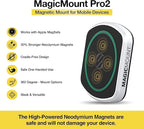 Scosche MP2WD-XTSP MagicMount Pro2 Magnetic Car Phone Holder - Ultimate Magnetic Car Mount for Windshield or Dashboard with Suction Cup - Compatible with MagSafe, iPhones, Galaxy, Pixel & Smartphones