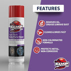KRAKEN BOND Non-Chlorinated Brake Parts Cleaner Spray, Instant Removal, Fast Drying, 12.3fl oz - 24 pack