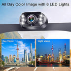 HD 1080P Backup Camera for Cars, Trucks, SUVs, RVs - Night Vision, Waterproof, Wide Angle, Easy DIY Installation, Includes 4.3” LCD Monitor for Safer Parking