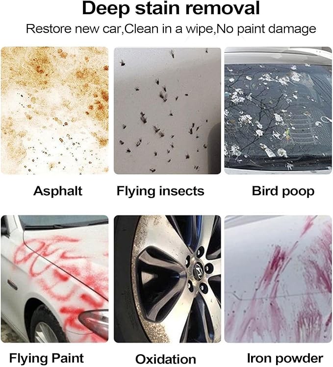 Car Clay Bar Sponge Detailing Block Cleaning Pad Contaminant Eraser Paint Grime Debris Restore Finish Auto Care Tool Kit Soft Abrasive Safe Efficient Shine Smooth Grip