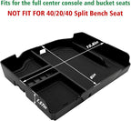 JOJOMARK Center Console Organizer fits for Dodge RAM 2025 2024 2023 2022 2021 2020 2019 1500 2500 3500 Accessories Interior Storage Box Armrest Storage Tray (Black)