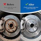 Wheel Hub Grinder Car Wheel Hub Cleaning Brush with 150mm Grinding Wheel Rust Grinding/Cleaning Rotor/Wheel Surface Polish Clean for Cordless/Air Drill (Blue)