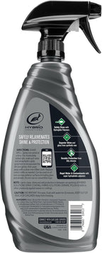 Turtle Wax Hybrid Solutions Ceramic 3-in-1 Car Detailer, Waterless Car Wash, Long-lasting HydrophobicWax Protection and High Gloss Shine, Safe For All Exterior Surfaces, 32 oz (Pack of 6)