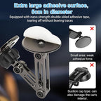 UTEBIT Universal 360° Pro Magnetic Car Phone Holder, Alloy Folding Magnetic Cell Phone Holder for Car, Strong Suction & Adjustable Phone Mount, Support for iPhone and Android All Mobile Phones, Black
