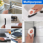XANGNIER Window Sill Cleaner Tool,8 Pcs Magic Door Window Track Cleaning Tools Kit,Sliding Door Track Cleaner,Groove Crevice Cleaning Brush for Tile Lines/Shutter/Car Vents/Air Conditioner/Keyboard