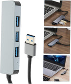 BESPORTBLE USB Hub USB Port Expander for Laptop High-Speed Data Transfer for Keyboard Charger Mouse Webcam Plug and Play Compact Design