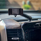 Bulletpoint Dash Cell Phone Holder For RAM Truck (2019+ 1500, 2500, 3500 and TRX) with 20mm Single Ball Mount - Compatible with iPhone and Android Smartphones