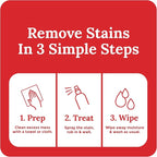 Emergency Stain Rescue Stain Remover Spray - Spray & Wash Treater for Clothes - Carpet Stain Remover & Wine Carpet Cleaner - No Added Phosphates - 4 Fl Oz, Pack of 1