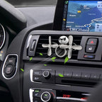 Pilot Car Air Freshener, Cute Duck Car Vent Clip Air Freshener Automotive Air Outlet Fan Diffuser, Automotive Interiors Vent Decoration (Panda)