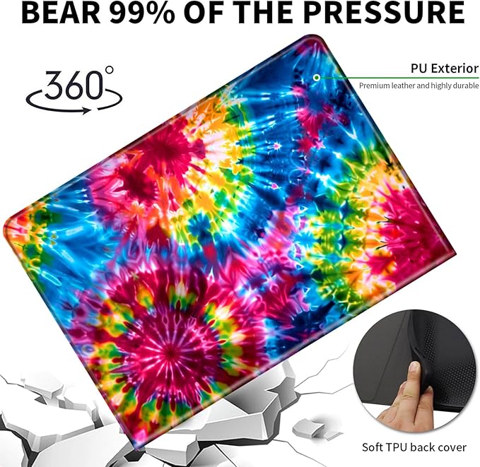 for Kindle 10th Generation Case 2019 Released 6",PU Leather Cute Slim Folio Adjustable Stand Smart Cover with Auto Wake/Sleep Case for 6 Inch Kindle 10th Gen 2019,Rainbow Color
