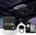 Starlight Headliner Kits for Car, Twinkle & Meteor 2-in-1 Light Engine, 450pcs 0.03in 9.8ft RGBW Fiber Optic Lights Star Ceiling Sky Decoration for Car/Home, White Shooting Stars 12W Starlight kit