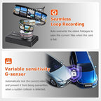 1080P Dash Cam Front and Rear with 32GB SD Card, Diamond Lark Dual Dash Camera for Cars, 3” LCD Screen Dashcam with Type-C Port, HDR, G-Sensor, Loop Recording, Parking Monitor, Night Vision