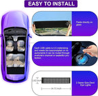 Devil Eyes Light for Cars (2-Pack) – 15''x4'' Dual LED Eyes for Car Windshield | Perfect Sync, Programmable Patterns, App/Remote Control | for Sedans, SUVs, Medium Trucks – Custom Dynamic Sign