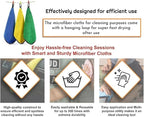 Microfiber Car Drying Towels, Auto Detailing Cleaning Cloths (Brown, Small)