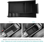 CDEFG 2025 2026 2027 HR-V Center Console Organizer Tray for 2023-2026 2027 Honda HRV HR-V Accessories Middle Console Armrest Tray Storage Box Secondary Insert Coin Container Car Interior Accessory