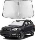 EcoNour Windshield Sunshade Compatible for Subaru Forester 2014-2016 2017 2018, Sun Visor for Front Windshield & Window Sun Shade Cover, UV Heat Blocker & Protector, Car Accessories