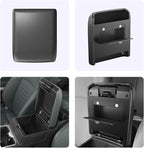 LUWU 2026 Tacoma Center Console Cover Hidden Storage Box Compatible with 2024 2025 2026 Toyota Tacoma Accessories Silicon Material Armrest Cover Center Console Hidden Organizer Box (2 in 1 Design)