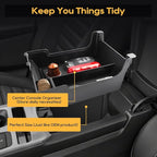 for 2025 Ford Edge Center Console Organizer Tray for 2021-2025 SE/SEL/ST-Line/Titanium/ST Middle Console Storage Insert Tray Arm Rest Organizer for 2025 Ford Edge Accessories Black