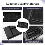 LUWU 2025 2026 Lexus RX350 Center Console Organizer for 2023 2024 2025 2026 Lexus RX350/RX450/RX500 Accessories Armrest Console Storage Box Glove Organizer Tray ABS Material Black