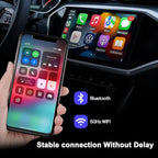 2-in-1 Wireless Carplay Adapter with Wired Carplay (USB to C), Metal Design Mini Wireless CarPlay Adapter for iPhone iOS 10+ System (2026 Upgraded)