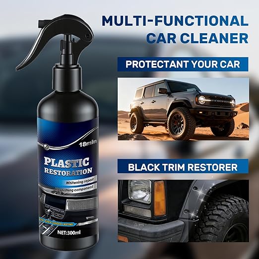 Multi-Functional Car Cleaner and protectant - Polishing Cleaner - Car Interior Cleaner & Polish, Vehicle Interior Detailer Spray, Deep Cleaning Car Polish Spray for Plastic/Leather
