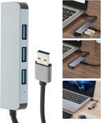 Holibanna USB Port Hub USB Expander for Laptop Computer with Heat Dissipation Lightweight Multi-Device Connection Keyboard Mouse