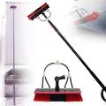 5-8mtelescopic Rod Cleaning Brush,Water Fed Pole Kit,Cleaning Photovoltaic and Solar Panels,Washing Set Equipment Extension Pole Cleaning for Trucks Windows,9M (9M)