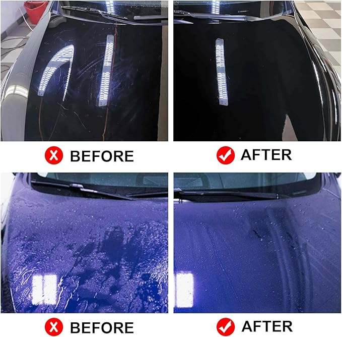 Graphene Ceramic Car Coating Kit, 70ml, Ultra High Gloss & Shine Protection with Application Accessories
