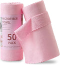 Jessy Home 2 Roll Reusable Paper Towels,100 Sheets Tear Away Microfiber Cleaning Cloth, Lint Free Cleaning Rags for Kitchen, Dishcloth,Household Cleaning Supplies