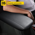 AOMSAZTO Armrest Covers for Corolla 2014-2019 Black Console Cushion for Corolla