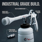 LE LEMATEC Car Foam Cleaning Gun with Brush - High-Pressure Tool for Interior Detailing | Professional Car Wash Equipment for Upholstery, Carpet & Surface Cleaning (LE-WT-0100US)