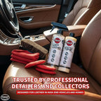 Renegade Products Leather Clean and Condition Kit – Deep Clean & Condition Seats, Upholstery & Trim with Brushes, Towels & Non-Greasy Finish