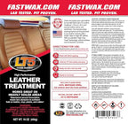 RGS Labs LT5 Leather Treatment (2 Pack, 16 oz Each) | Dual-Action Leather & Vinyl Cleaner and Conditioner | High-Cling Foam Formula for Easy Application | Restores Natural Look & Feel