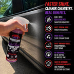 Speed Beads Ceramic Quick Detailer Spray, Si02 Hydrophobic Paint Protection, Streak-Free Gloss Enhancer, Non-Toxic Formula, 16 oz, By OverGloss Auto Care