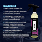 Vonixx Izer Iron Remover Spray | pH-Neutral, Non-Acidic Formula | Easy Application | Reduced Odor Formula | Keep Your Vehicle Looking Like New | Car detailing supplies | 16.9 fl oz (500 ml)