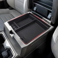Autorder Center Console Organizer for 2024-2026 Toyota Tacoma Accessories Armrest Storage Box Secondary Insert Tray with Black Non-Slip Silicone Mats