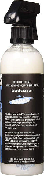Babe’s Seat Soap & Seat Saver Pint Bundle – Marine Vinyl Cleaner and Conditioner for Boat Seats & Upholstery | Interior Care Kit for Vinyl Surfaces | Compact Size for Small Boats or Travel