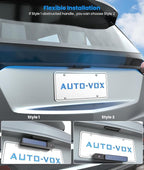 AUTO-VOX Solar Wireless Backup Camera:3 Mins DIY Installation & Upgraded 5" HD 1080P Anti-Glare Monitor, Reliable Signal for a Clear View, IP69K Waterproof Back up Camera for Car, Van, SUV, Truck