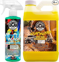 Chemical Guys CWS20264A Tough Mudder Foaming Truck, Off Road, ATV and RV Heavy Duty Wash Soap, 64 oz (.5 Gallon) + After Wash Gloss Boosting Drying Aid (16 oz) (2 Items) Works on Cars, Trucks, SUVs