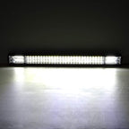 AUXTINGS 28 inch 396W LED Light Bar Triple Row Spot Flood Combo Beam Off Road Lights Waterproof Work Light with Wiring Harness for Jeep Trucks SUV ATV UTV Boat Lights, 12V 24V