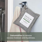 Moso Natural Air Purifying Bag 200g (5 Pack) HGTV Editor's Pick | Premium Bamboo Charcoal Odor Absorber for Home & Car | Closet Odor Eliminator & Car Air Freshener | Long Lasting Charcoal Bags