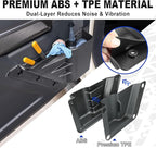 NeaLia Ford Bronco Door Storage Pockets, Front & Rear Door Side Organizer Box, Interior Net Pocket Replacement Bezel Frame Trim Cup Holder for Bronco 2021 2022 2023 2024 2025 (Not Sport), 4PCS